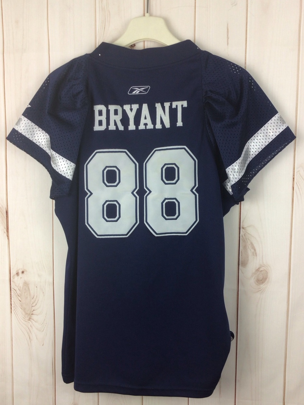 Reebok NFL Dallas Cowboys Navy Dez Bryant #88 Women’s Rhinestone Jersey Size XL - Picture 4 of 7